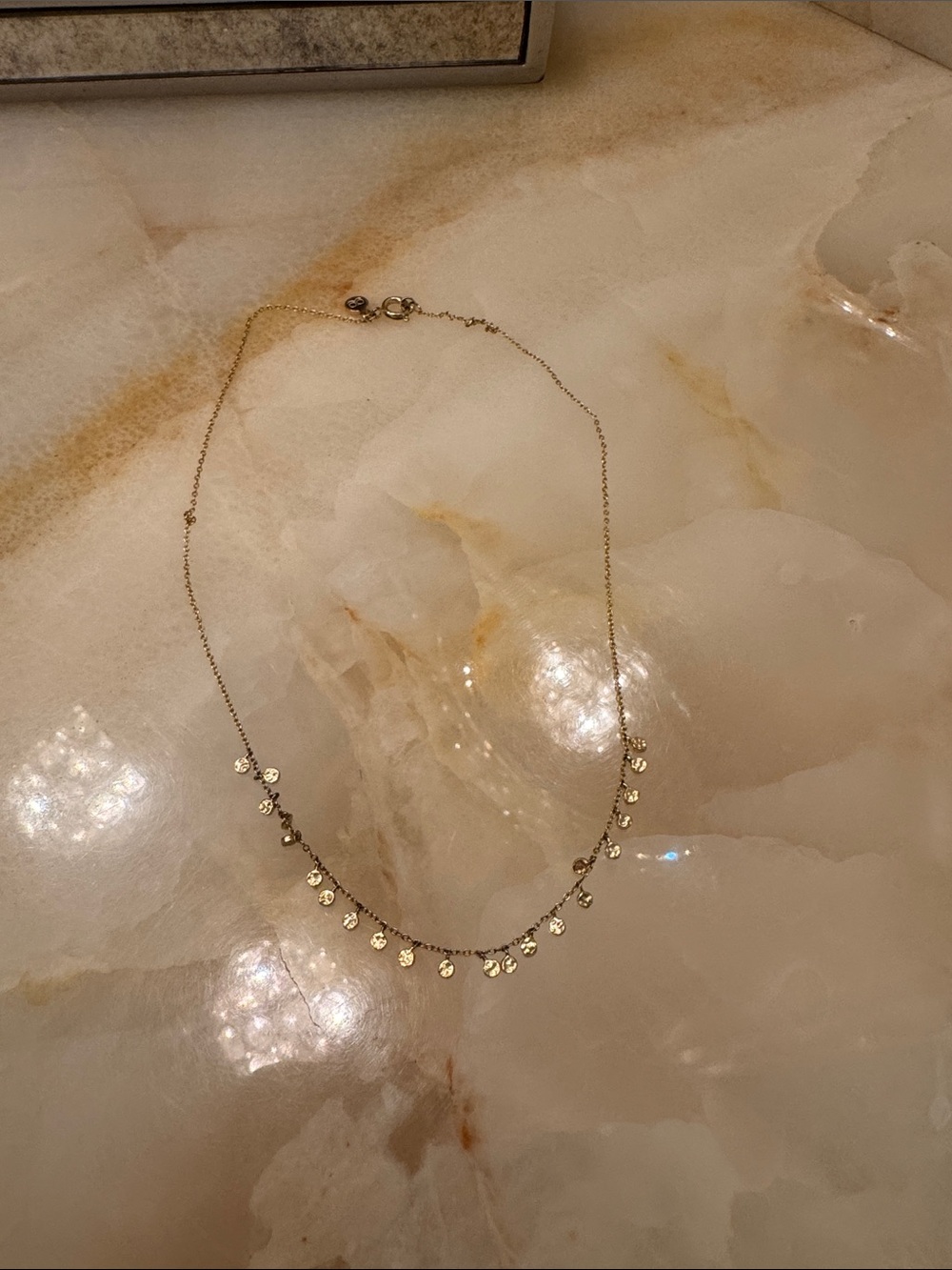 Gorjana Chloe Mini Gold Disc Necklace - Picture 2 of 2